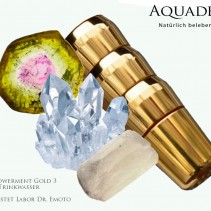 Aquadea Empowerment Gold 3<p>Wasserverwirbler Labor Dr. Emoto zertifiziert<p>LifeSource special edition